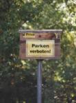 Parkplatz im Naturschutzgebiet