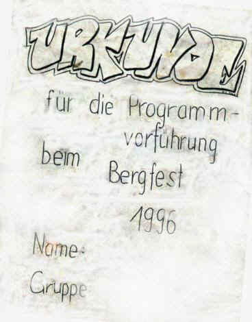 Bergfesturkunde 1996
